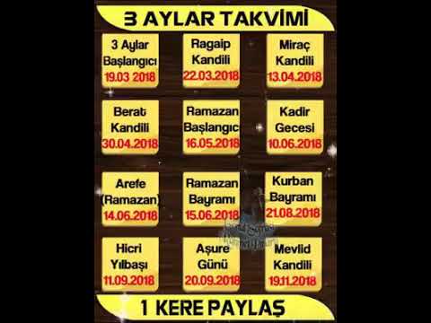 2018 yılı ramazan ayı ne zaman başlıyor